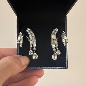 Elegant Silver Drop Earrings